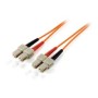 Fibra Óptica EQUIP SC/M a SC/M 1m Naranja (EQ253321)