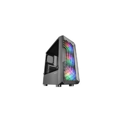 Semitorre Mars Gaming S/F FRGB USB2/3 ATX Negra (MCTOR)