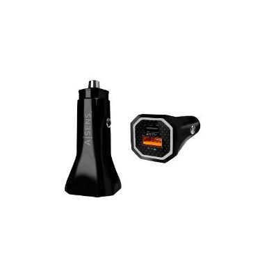 Cargador de Coche AISENS 20W USB-A/C (ASCH-CAR2PQC-BK)