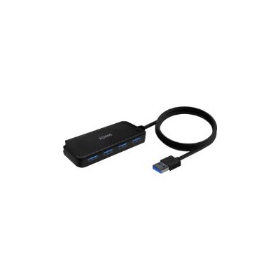 Hub AISENS USB-A 3.0 a 4xUSB-A 3.0 Negro (A106-0714)