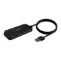 Hub AISENS USB-A 3.0 a 4xUSB-A 3.0 Negro (A106-0714)