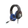 Auric+Micro SPARCO 3.5mm USB Negro/Azul(SPHEADPHONEPRO)