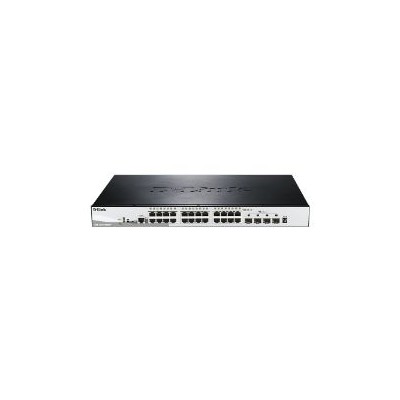 Switch D-Link 24xRJ45 GbE 4xSFP+ PoE (DGS-1510-28XMP/E)