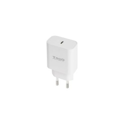 Cargador Pared TooQ USB-C 20W Blanco (TQWC-PDUSBC20W)