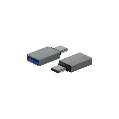 Adaptador AISENS USB-C/M a USB-A/H Gris (A108-0718)