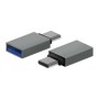 Adaptador AISENS USB-C/M a USB-A/H Gris (A108-0718)