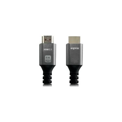 Cable Approx HDMI/M a HDMI/M 1m Negro/Gris (APPC62)