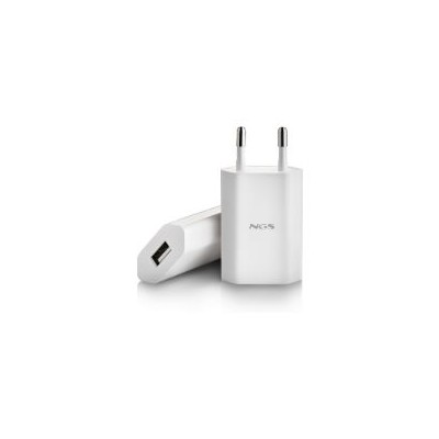 Cargador de Pared NGS 5W 1xUSB 2.0 Blanco (BUCKETACE)