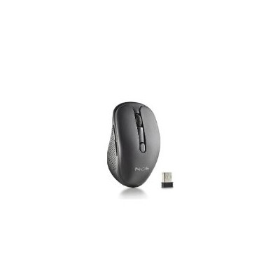 Ratón NGS Óptico Wireless 1600dpi Negro (EVORUSTBLACK)