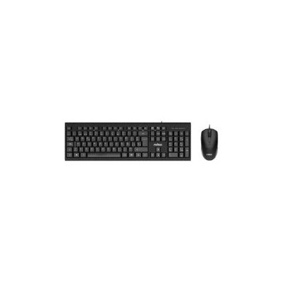 Teclado+Ratón NILOX USB Negro (NXKME0011)