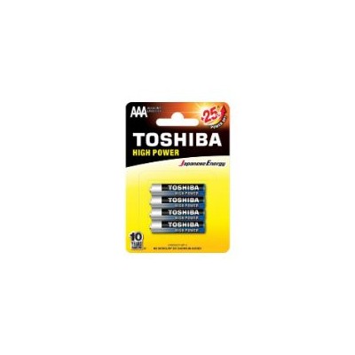 Pack 4 Pilas Toshiba AAA Alcalinas LR03 1.5V(R03AT BL4)