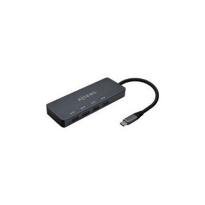 Hub AISENS USB-C 3.0 a 4xUSB-C 3.0 Gris (A109-0745)