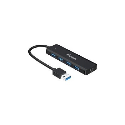 Hub EQUIP Life A USB-C3.0 a 4xUSB-A3.0 Negro (EQ128959)