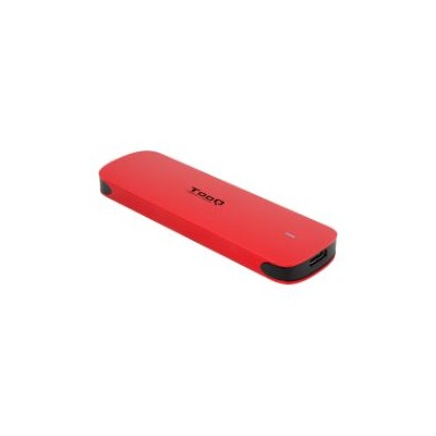 Caja TooQ SSD M.2/NVMe/PCIe USB-C 3.1 Roja (TQE-2201R)