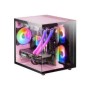 Caja Mars Gaming Custom S/F USB2/3 mATX Rosa (MCVIEWP)