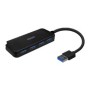 Hub AISENS USB-A 3.0 a 4xUSB-A 3.0 Negro (A106-0713)