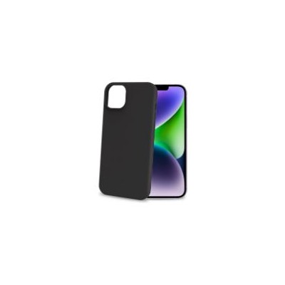 Funda CELLY Cromo 6.7" iPhone 15 Plus Negra (CROMO1055B