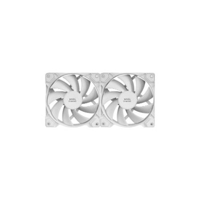 Kit 2x Ventilador Mars Gaming 120mm Blanco (MFPWMX2W)