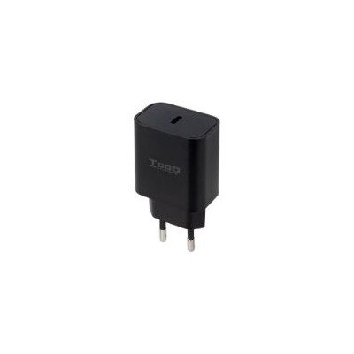 Cargador Pared TooQ USB-C 20W Negro (TQWC-PDUSBC20B)