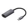 Adaptador AISENS USB-C/M a RJ45/H 15cm Gris (A109-0709)