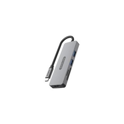 Docking Sitecom 5en1 USB-C a HDMI/USB-A/SD (CN-5501)