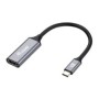 Cable EQUIP USB-C/M a HDMI/H 15cm Negro/Gris (EQ133491)