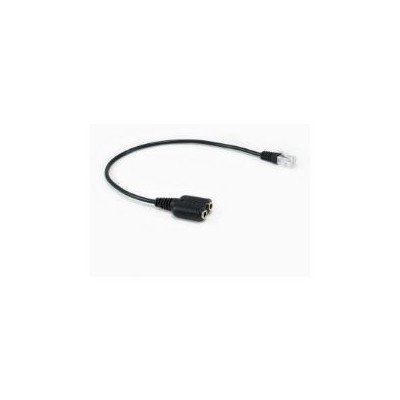 Cable EQUIP 1xRJ9/M a 2x3.5mm/H 0.25m Negro (EQ147944)