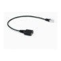 Cable EQUIP 1xRJ9/M a 2x3.5mm/H 0.25m Negro (EQ147944)