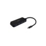 Hub AISENS USB-C 3.0 a 4xUSB-A 3.0 Negro (A109-0715)