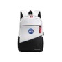 Mochila NASA Oxford 15.6" USB Negra/Blanca (BAG05-W)