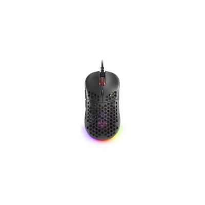 Ratón Mars Gaming RGB USB-A 12800dpi Negro (MM55)