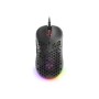 Ratón Mars Gaming RGB USB-A 12800dpi Negro (MM55)