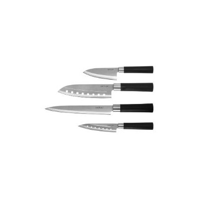 Cuchillos CECOTEC Estilo japonés Santoku Negro (01002)