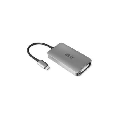 Adaptador Club 3D USB-C 3.0/M a DVI-D/H Gris (CAC-1510)