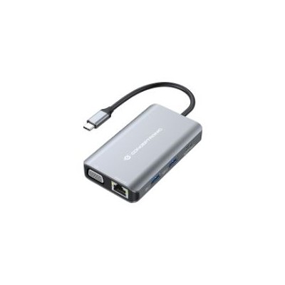 Adaptador CONCEPTRONIC USB-C 7en1 100W Gris (DONN21G)