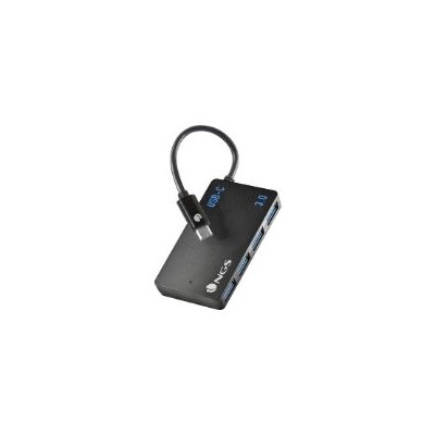 Hub NGS USB-C a 4xUSB-A 3.0 Negro (WONDERIHUB4)