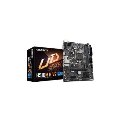 GIGABYTE H510M H V2:(1200) 2DDR4 VGA HDMI RJ45 mATX