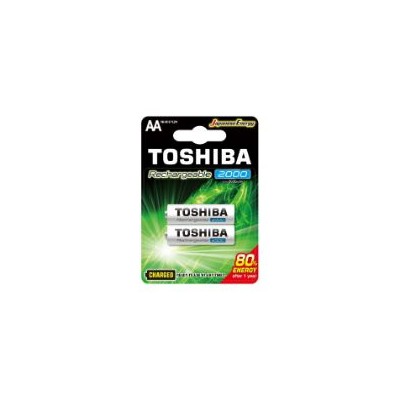 Pack 2 Pilas Toshiba AA Recargables 1.2V (R6RT2000 BL2)