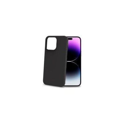 Funda CELLY Cromo iPhone 15 Pro Max Negra (CROMO1056BK)