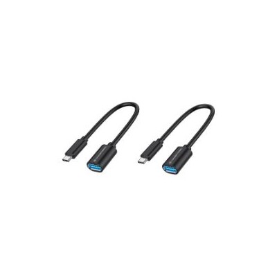 Cable CONCEPTRONIC USB-C/M a USB-A/H Kit 2 (ABBY11B)