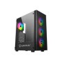 Semitorre UNYKA Mir 100 S/F ARGB ATX Negra (UK511303)