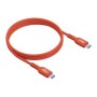 Cable Club 3D USB-C/M a USB-C/M 1m Naranja (CAC-1511)