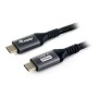 Cable EQUIP USB-C/M a USB-C/M 2m Negro (EQ128382)