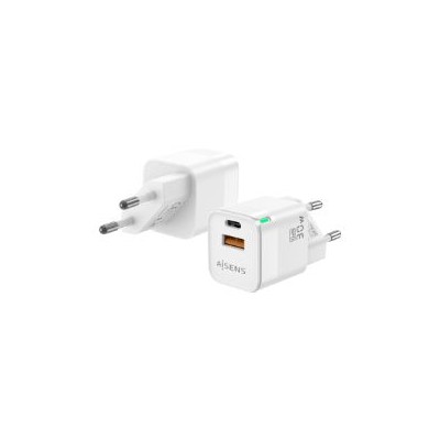 Cargador Pared AISENS Usb-A Usb-C 30W (ASCH-30W2P004-W)