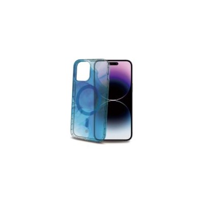 Funda CELLY iPhone 15 Pro Max Azul (MAGSHADES1056BL)