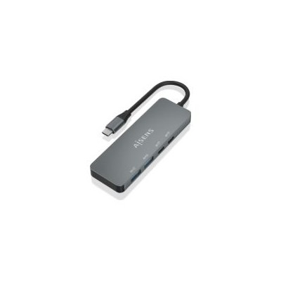 Hub AISENS USB-C a 2xUSB-A/2xUSB-C Gris (A109-0694)