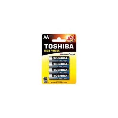 Pack 4 Pilas Toshiba AA Alcalinas LR6 1.5V (R6AT BL4)