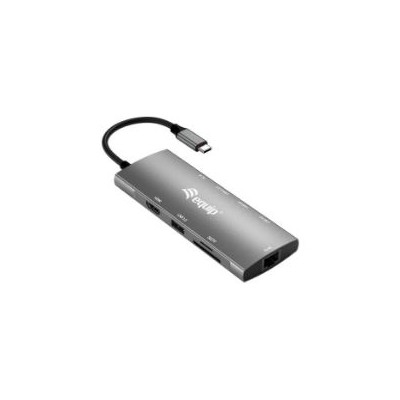 Adaptador EQUIP Usb-C 9en1 Usb HDMI RJ45 (EQ133490)