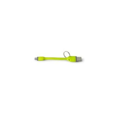 Cable CELLY USB-A Lightning 12cm Verde (USBLIGHTKEYGN)