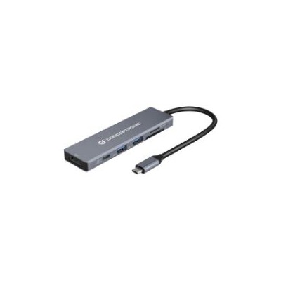 Dock CONCEPTRONIC 6en1 USB-C a HDMI/USB/SD/TF (DONN23G)